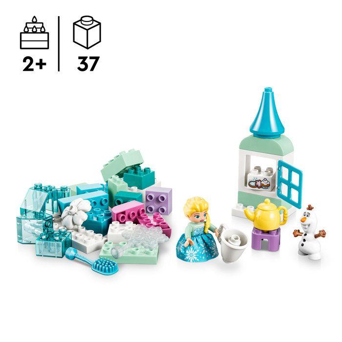 LEGO DUPLO | Disney 10462 Boîte Créative La Reine des Neiges avec Elsa et Olaf - Motricité