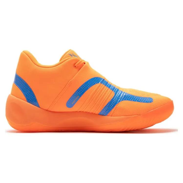 Puma Rise Nitro 'Ultra Orange' (Unisex) Ultra Orange / Blue Glimmer / White Basketball Shoes 378947 01