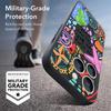Чехол с мультяшным узором Огненный Шар для iPhone 17 Pro Max Магнитный для Magsafe Силиконовая Крышка для iPhone 16 Pro Max Funda iPhone 15 14 13 12 11 16E Air
