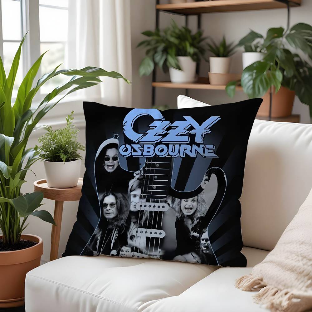 Подушка Singer-O-Ozzy Osbournes Плюшевая Ткань Мягкая Наволочка Двусторонняя Печать Чехол для Подушки Бытовые Подарки