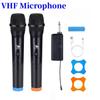 Wireless Microphone Handheld Micphone 2 Channels UHF Fixed Frequency Mic for Party Karaoke Professional Church Show Meeting