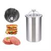 С термометром Форма для прессования ветчины из нержавеющей стали Бочка для варки мяса Пресс для мяса Кухонная плита Свинина
