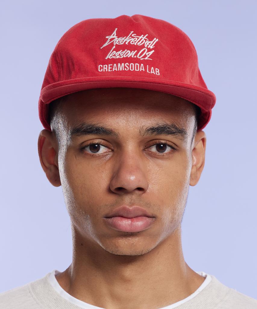 КЕЙМ СОДА ЛАБ Кепка-бейсболка Quarter Ball Cap Красный Белый