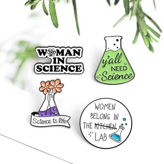 Брошь на булавке с буквами, украшение для стакана, унисекс, милая мультяшная брошь, значок, декор для одежды