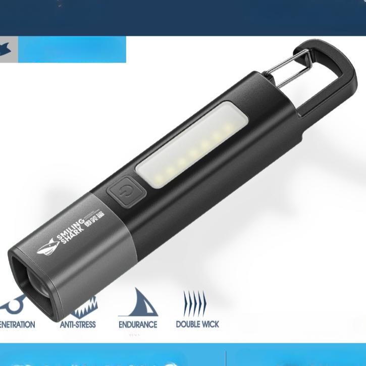 Светодиодный фонарик XPE Супер яркий фонарик с крючком Кемпинговый светильник USB Перезаряжаемый масштабируемый водонепроницаемый уличный рабочий фонарь
