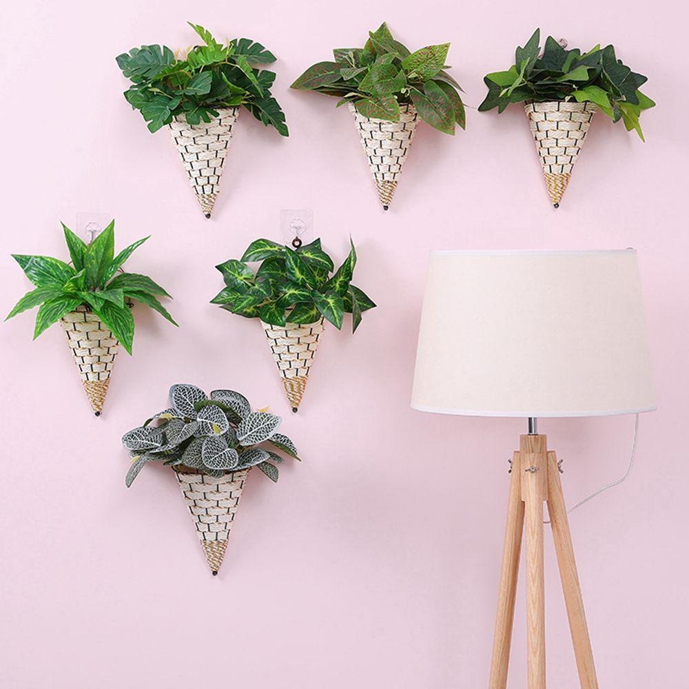 Garden Wall Outdoor Decoration Indoor Green Plant Flower Basket Vase Storage Holder Flower Pot