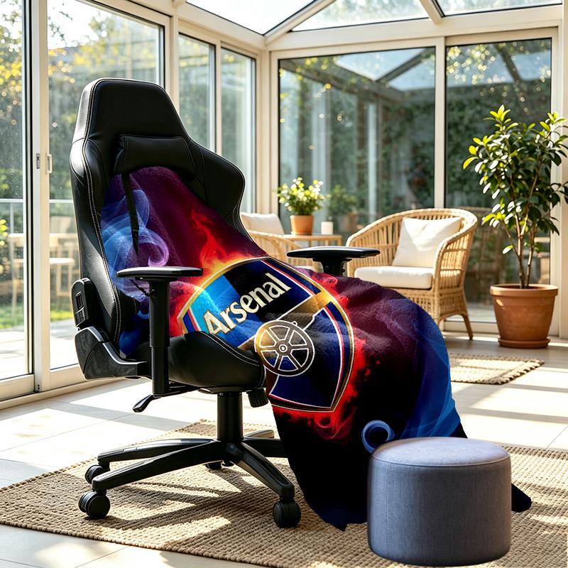 Arsenal F.C Print Blanket - Soft & Comfortable, for Bedroom, Travel, Sofa, Home Decoration - Birthday Christmas Gift for Friend