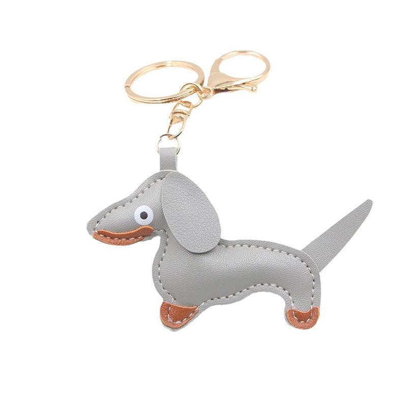 Брелок для ключей в виде миниатюрной собаки-таксы, аксессуар для самостоятельного изготовления, брелок с животными, подвесное украшение для рюкзака, сумки, кулона, подарка для мужчин и женщин