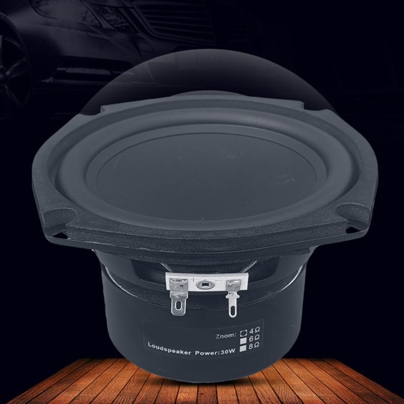 5,25-дюймовый 4-омный сабвуфер Hi-Fi компонентный динамик металлический рупор для глубоких басов и захватывающего звукового опыта аксессуар