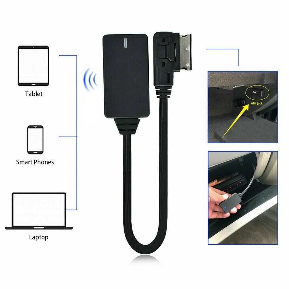 Музыка для аудио BT 5.0 AUX адаптер Bluetooth музыкальный модуль приемник автомобильный монтируемый AMI Bluetooth музыкальный модуль приемник Q5 A4 A6 Y9P5