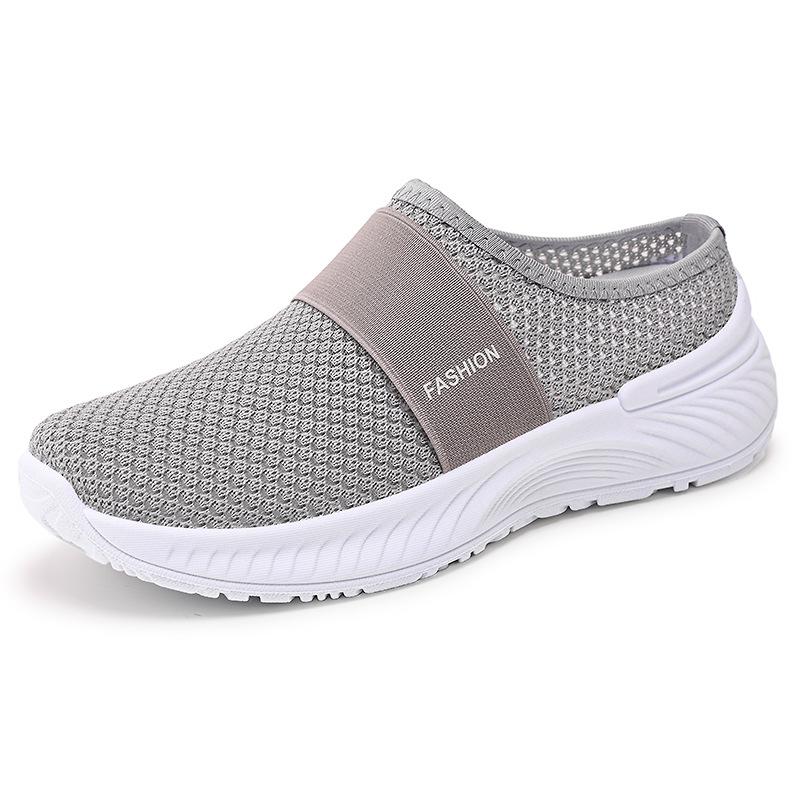 Shoes Women's Summer Casual Shoes Are Breathable and Not Stuffy, Mesh Shoes, One Foot and a Half Slippers, Soft Soles Are Not Tired, Lazy Shoes