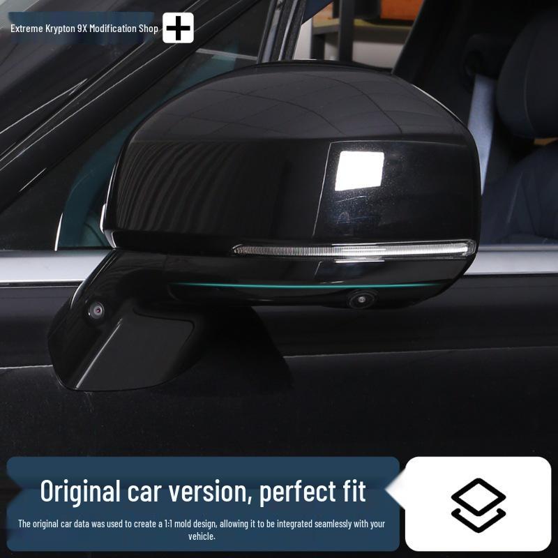 Zeekr 9X Rearview Mirror Protection: Anti-collision, Anti-scratch, and Rain Eyebrow.