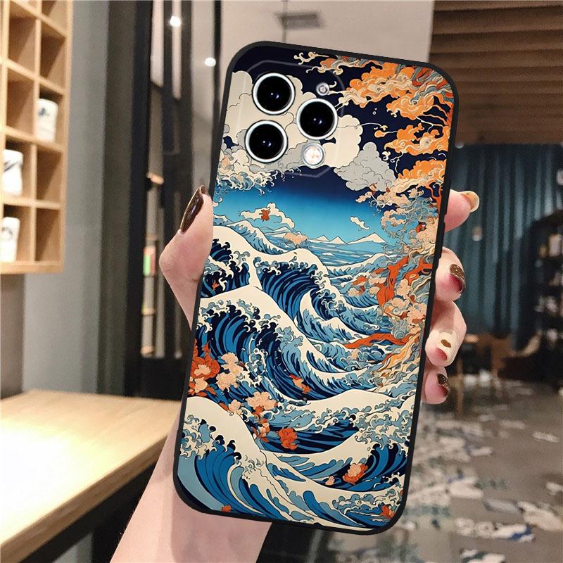 Чехол для телефона Great Blue Wave Ocean для iPhone Samsung Galaxy Redmi Xiaomi Oppo OnePlus Note SA 7 8 9 10 11 12 13 14 20 21 22 23 53 54 Pro Max Ultra