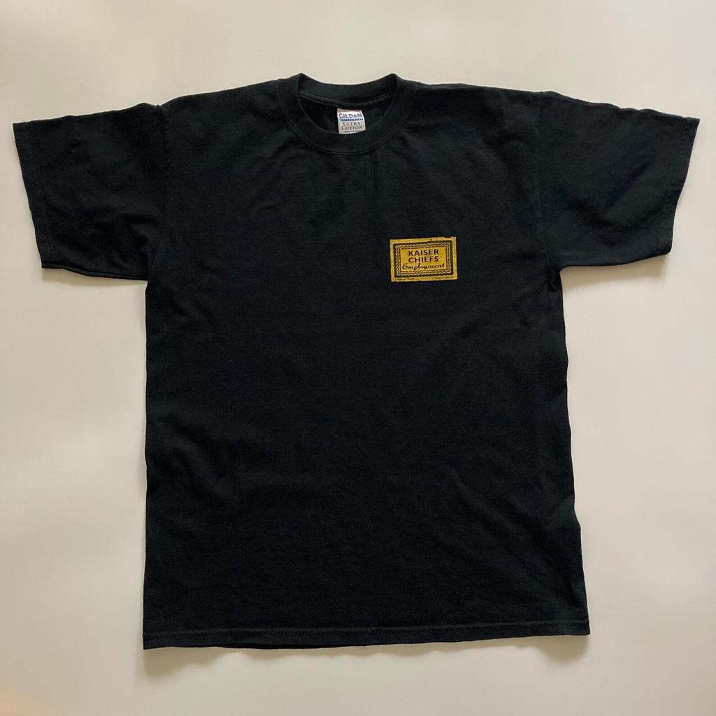 Vintage Kaiser Chiefs Employment Britpop Rock Band Tour T-Shirt Size Medium