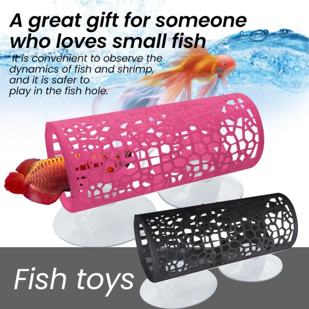 Fish Tank Decoration Fish Tank Tunnel Toys Shrimp Breeding Protector  for Betta Guppies