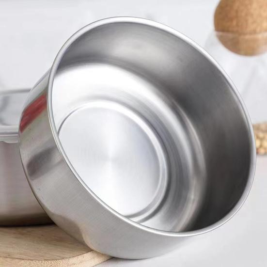 5 шт. миска для хранения продуктов, легко чистящаяся, износостойкая раковина из нержавеющей стали для домашней кухни, ресторана