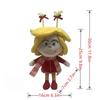 Зеленые лохматые аниме-фигурки, идеальное рождественское украшение, фигурка монстра с зелеными волосами, очаровательная плюшевая кукла, игрушка для детей на день рождения, подарки