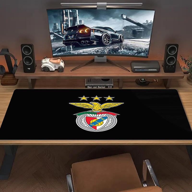 SL Benfica Print  Cushion Non-slip Laptop Tablet Big Mousepad XXL Mat Mini PC Playmat With Lock edge