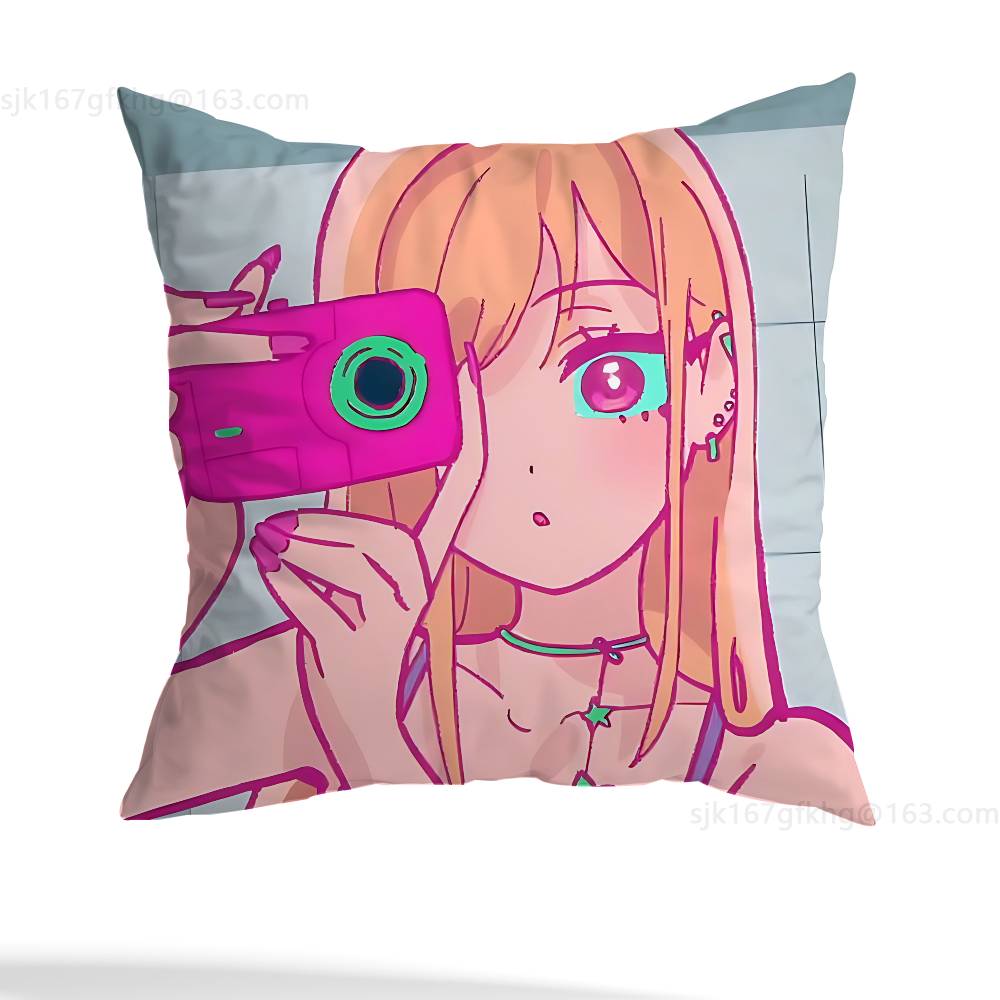 K-Kitagawa Marin Pillow Cover Living Room Sofa Cushion Cover Bedroom Room Bed Pillow Cover Home Decoration