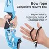 Archery Adjustable Finger Sling Archery Bow Slings with Elastic Strap Wear Resistant Easy To Use Archery Finger Sling Secure Bow Accessory