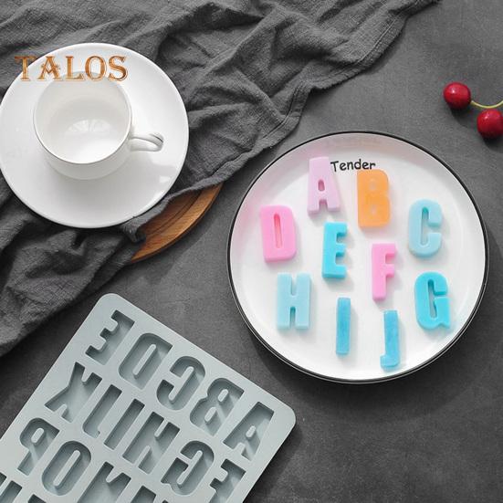 Антипригарная силиконовая форма для шоколадного торта с 26 буквами, DIY высокотемпературная устойчивая форма для торта, инструмент для выпечки