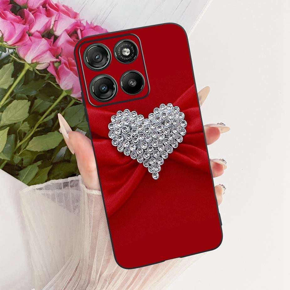 Для Motorola Moto G77 5G Чехол XT2621-4 Роскошный Чехол с Рисунком Цветов Мягкий Силиконовый Чехол Для Moto G67 G 77 MotoG67 MotoG77 5G Сумки