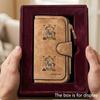 Unique Skull Unicorn Men's Large Capacity Wallet with Business Card Slot and Cash Pocket, Suitable for Formal Occasions and Office Use, Ideal Gift