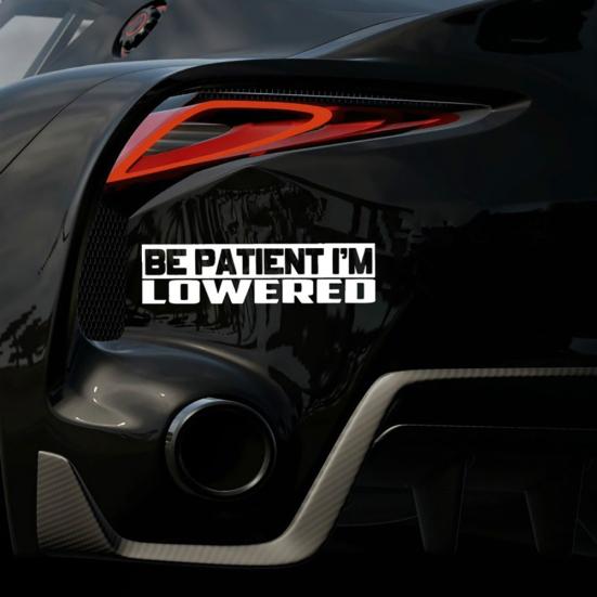 Будьте терпеливы, я опустил стикер Slammed Stance Drift, опустил забавную автомобильную наклейку