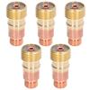 5Pcs 332in Gas Lens Collet Body Metal Welding Connector Replacement for Tig WP?17 18 26