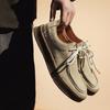 Fashion Classic Men Leather Shoes Spring New Trendy All-match Platform Casual Shoes Loafers British Suede Leather Sneakers Flats Shoes