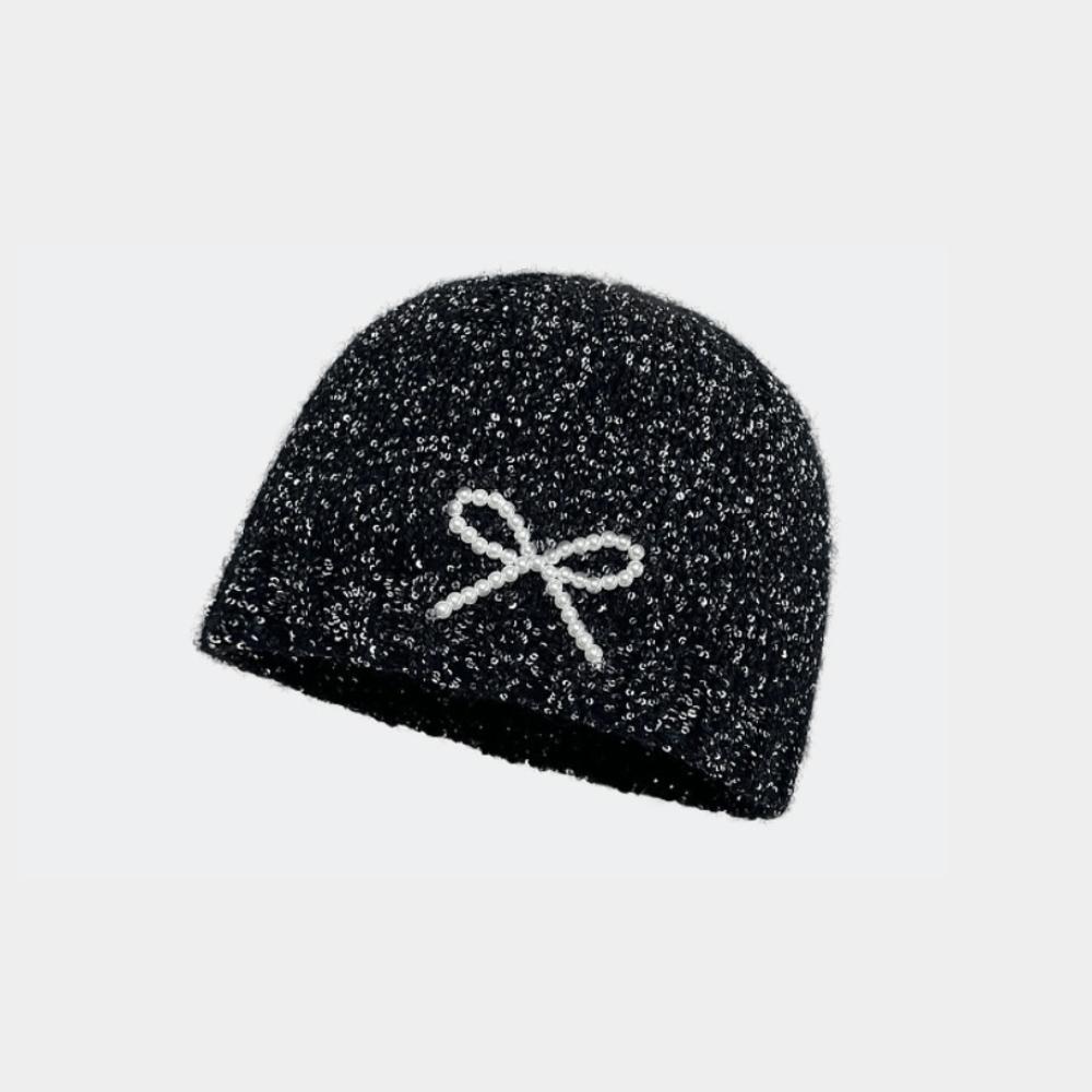 Warm Beanie Cap Knitted Hiphop Hat Fashion Sequined Cold Hat