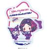 Девочки-группа Cry x Персонажи Sanrio 04 Сатоши Эбицука x Куроми [Иллюстрация-коллаборация] Акриловая подставка-пластина