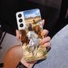 Horse Great Beauty Galloping Phone Case For Samsung Galaxy S24 S25 Edge S26 Ultra S23 S22 S21 Plus S20 FE + Personalized Print C