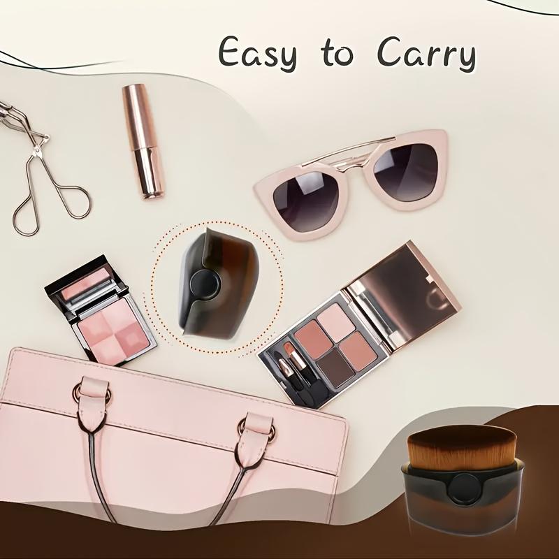 1 шт. Профессиональная кисть для тонального крема, Бесшовная кисть для тонального крема, Создает легкий, незаметный эффект нюдового макияжа, Набор фиксирующих кистей для макияжа для ежедневного использования