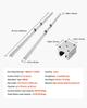Linear Rail Kit, SBR20, 2Pcs 2000 mm (78.74 inch) Linear Motion Guide Rails and 4Pcs Bearing Slide Blocks, Fully Supported Shaft, for Cutting,
