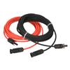 1 Pair 20 Feet Black + 20 Feet Red 10AWG Solar Panel Extension Cable Wire with Female and Male