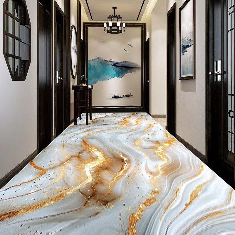 Мраморная Отделка Ковер для Длинного Коридора Гостиная Роскошный Ковер-Дорожка Ковер для Прохода в Отеле Вечеринка Напольный Коврик для Дома Комнаты Дверного Проема Коридора