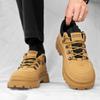 Fashion Fashion Trend Casual Low Top Thick Soled Boots for Men Spring 2025 New Comfortable Height Increasing Non Slip Chunky Short Boots