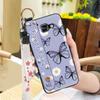 Back Cover Wristband Phone Case For Samsung Galaxy A510/A5 2016/SM-A510F Anti-dust Kickstand Waterproof Flower Durable
