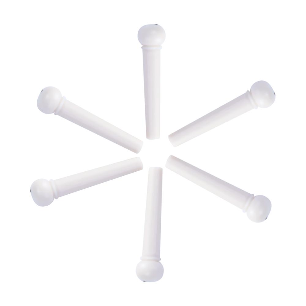 White/Black Guitar Accessories Portable Classica Guitar Saddle Nut Bridge Pins