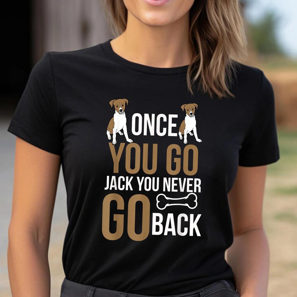 Once You Go Jack Russell Terrier Shirt, Funny Dog Gift Russell Terrier T-shirt