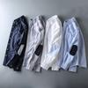 Men's Slim Fit Oxford Shirt with Elbow Patches