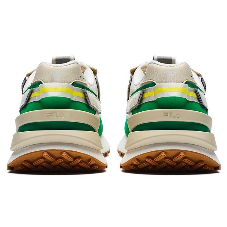 Fila Кроссовки Jogger 3 Retro Амортизирующие Прочные Дышащие Низкие Повседневные Мужские кроссовки Бело-зеленые F12M232148FGJ