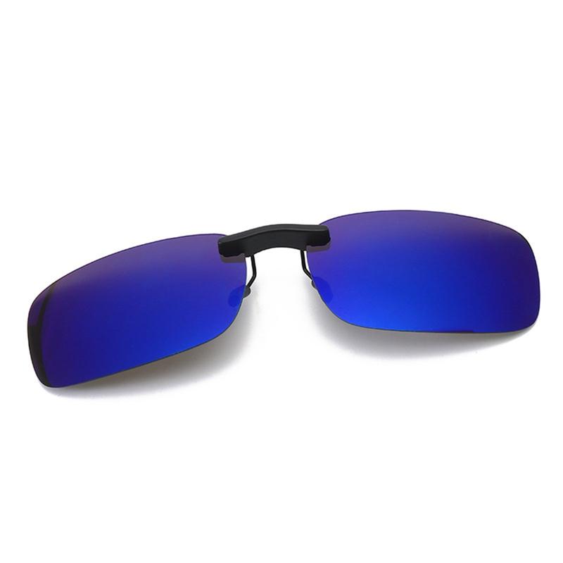 1 шт., поляризационные очки унисекс с зажимом для вождения, солнцезащитные очки дневного видения UV400, линзы для вождения, ночного видения, солнцезащитные очки для верховой езды, зажим для очков