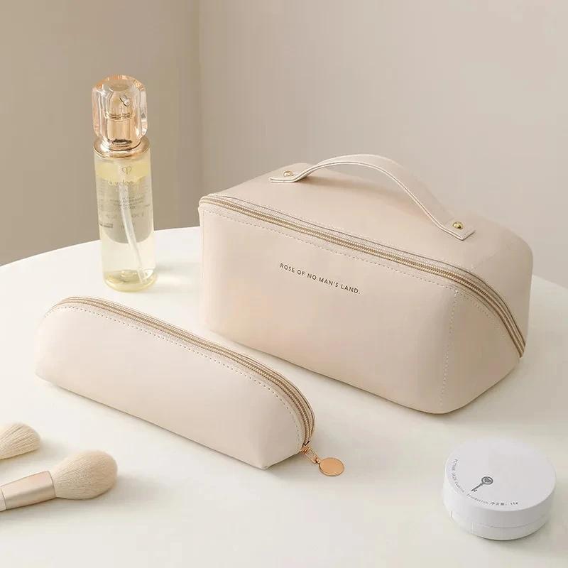 1/2 шт. Набор для хранения косметики, большая вместительная дорожная косметичка, косметичка Ins Advanced Sense, портативная косметичка для хранения