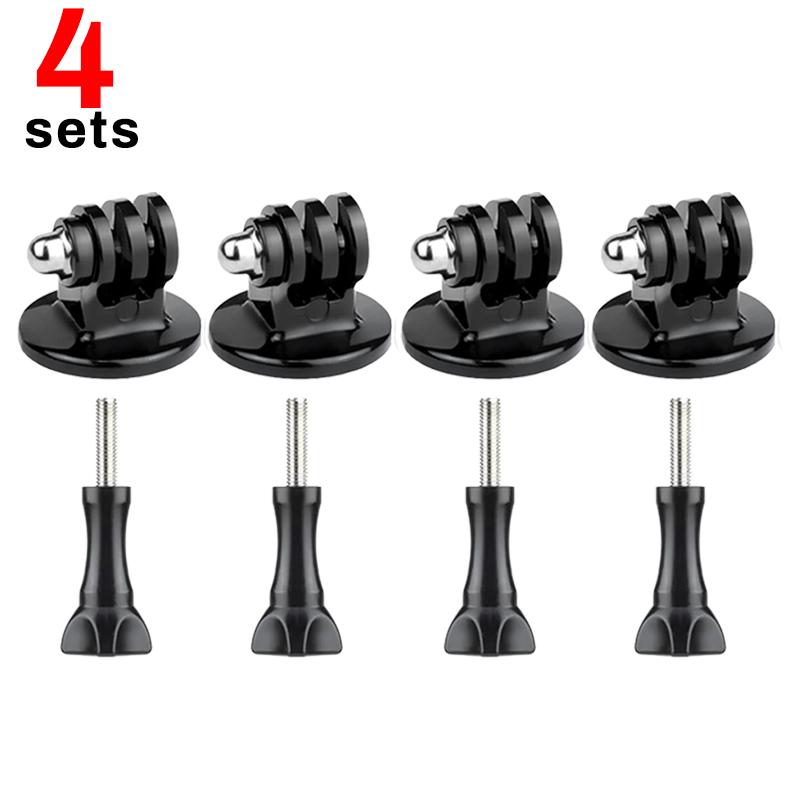 1-10Sets Action Camera Tripod Mount Adapter 1/4" Screw Tripod Base Adapters for Gopro Hero 13 12 11 10 DJI Osmo Action Xiaomi 2
