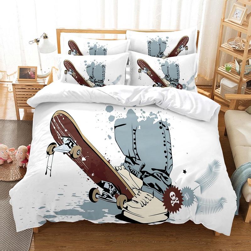 228x228 Dekbedovertrek 3D Print Color Watercolor Duvet Cover Pillowcases 2/3 Pcs Comforter Bedding Sets 100% Cotton Ropa De Cama