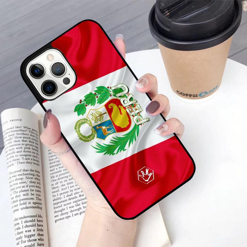 Чехол для мобильного телефона с флагом Перу для iPhone 17 Air 16 15 14 12 13 11 Pro MAX apple Plus SE2020 Coque