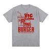 Pulp Fiction 2 Directed By Quentin Tarantino T Shirt The Big Kahuna Burger Print T-shirt Men Women Retro Casual Oversized Tshirt