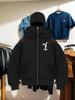 Autumn Men Gothic Harajuku Winter New Item Double Hooded Printed Sweatshirt Men's Hooded Mask Zipper Sportswear